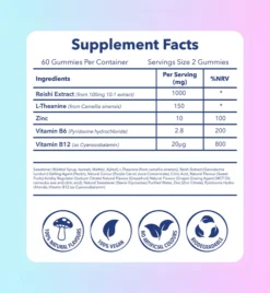 Reishi Mushroom & L-Theanine for Sleep & Relax